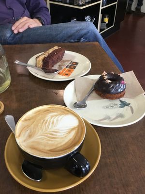 Coffee and desserts at Straight Up at Straight Up in Hobart