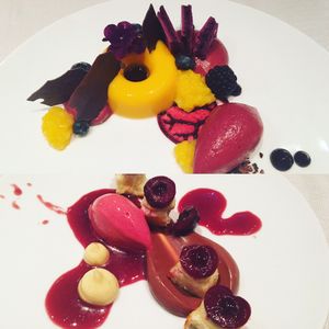 Mmmmmm fruity Desserts  at TIAN Munich in Munich