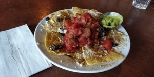 Vegan nachos at Casa del Popolo in Montreal