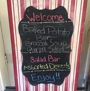 menu of the day at Angel Village Cafe in Kanab