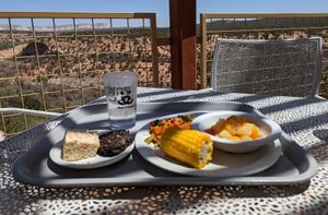 $5 all-you-can-eat buffet at Angel Village Cafe in Kanab