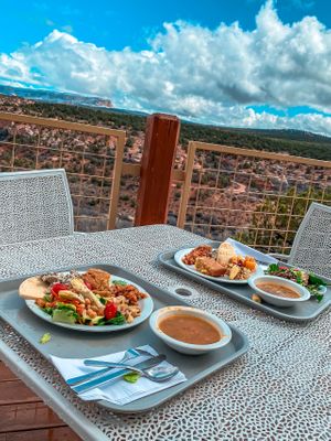   at Angel Village Cafe in Kanab