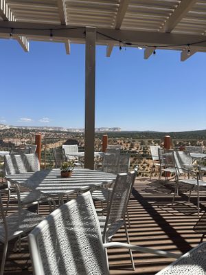 View  at Angel Village Cafe in Kanab