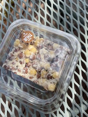 Corn puff cereal dessert at Angel Village Cafe in Kanab