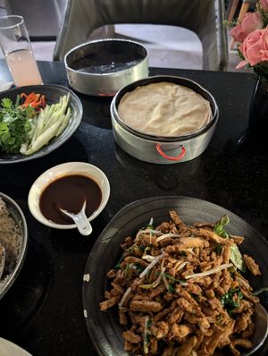Crispy tofu with pancake at Zen Garden in Nairobi