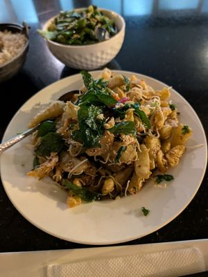 Spicy potatoes (not spicy at all but still good) at Zen Garden in Nairobi