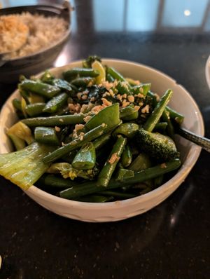 Seasonal greens at Zen Garden in Nairobi