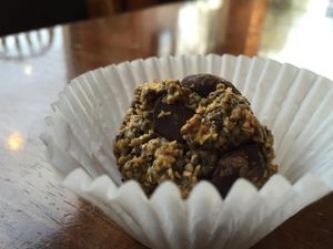 Chocolate Chia cookie. Really good! at A Leap of Taste in Klamath Falls