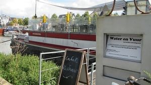 Boat, with terrace on upper deck, Water & Vuur, Diksmuide at Water en Vuur in Diksmuide