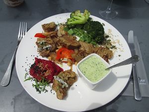 main dish at Water en Vuur in Diksmuide