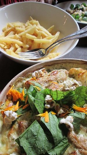 stew with fries at Water en Vuur in Diksmuide