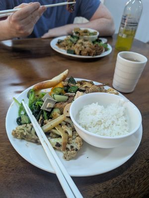 Buffet savoury items at Rushixin Botany Lidesu Life (Yinhe SOHO Branch) in Beijing