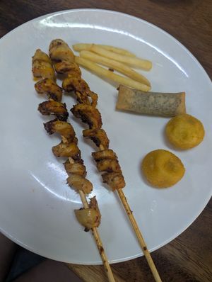 Hot fried dishes at Rushixin Botany Lidesu Life (Yinhe SOHO Branch) in Beijing