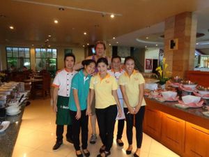 Friendly staff at Best Beach Villa in Pattaya