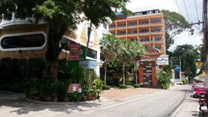 view from soi 5 at Best Beach Villa in Pattaya