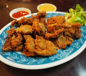 sfc vegan chicken entree  at Zenhouse in West Hindmarsh