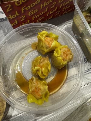 Dim sims .. there were 6  at Zenhouse in West Hindmarsh