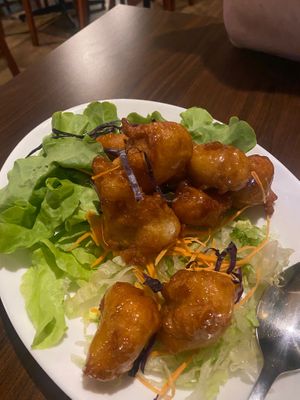 Vegan honey chicken  at Zenhouse in West Hindmarsh