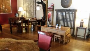 inside at Hidden Peak Teahouse in Santa Cruz