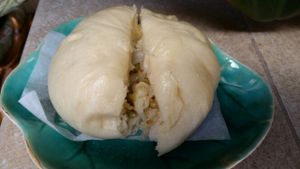 vegetable baozi at Hidden Peak Teahouse in Santa Cruz