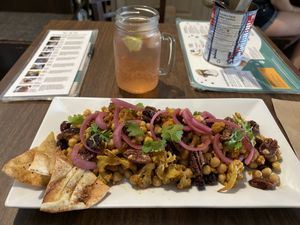 Roasted cauliflower dish  at Happy Cat Cafe - Chat l'heureux in Montreal