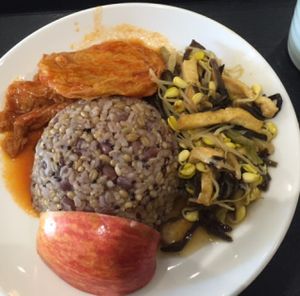 mushroom rice with tofu  at IBAA Chatswood - Fo Guang Yuan in Chatswood