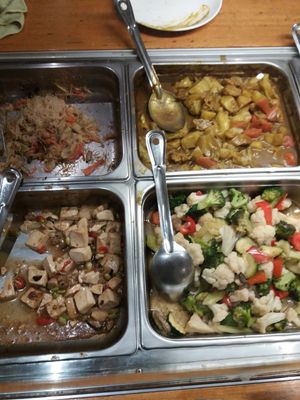 Some veggie buffet at IBAA Chatswood - Fo Guang Yuan in Chatswood