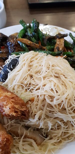 Noodles and beans  at IBAA Chatswood - Fo Guang Yuan in Chatswood
