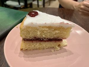 Bakewell cake   at Blended Brew in Inverness