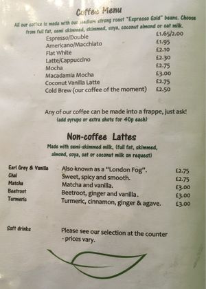 milks at Blended Brew in Inverness