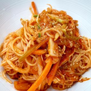 tell them no egg!! at Jogyesa Kitchen - 조계사 승소 in Seoul