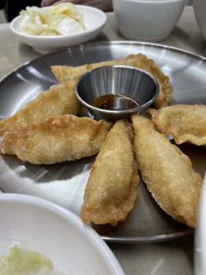 New vegan Mandu   at Jogyesa Kitchen - 조계사 승소 in Seoul