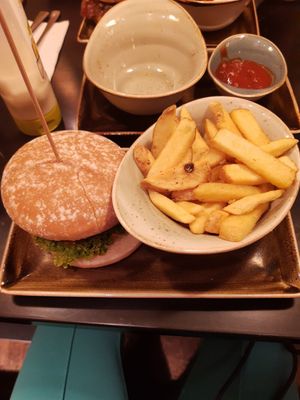 Burger at Hans im Glück in Essen