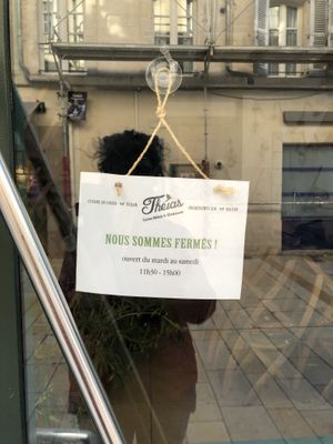 Hoy miércoles 06/10/21 vine a Avignon buscando la tienda y estaba cerrada. Estos son los horarios :( at Theias in Avignon
