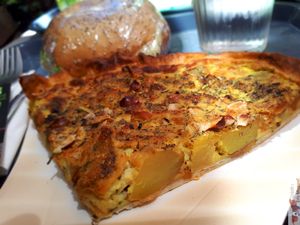 Quiche at Theias in Avignon