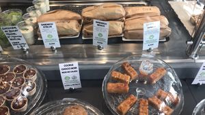 A large choice of sandwiches ! at Theias in Avignon