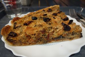 Savoury tarte at Theias in Avignon