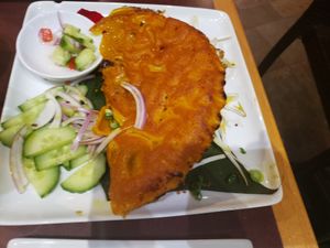 Appertiser pancake at Sugar and Spice in Cambridge