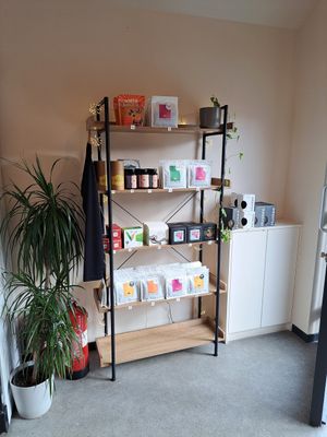 Inside of the cafè at Movement Coffee in Kirkwall