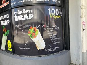 Cigköfte wrap  at Cigköftem in Neu-ulm