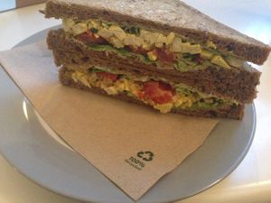 Tofu sandwich @ Green Bites, Bremen at Green Bites in Bremen