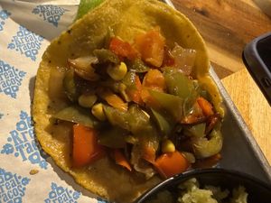 Chimichurri Veggie Tacos  at Rreal Tacos - Sandy Springs in Sandy Springs