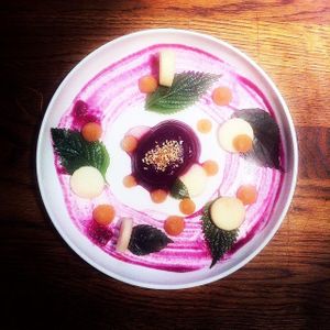 Red Cabbage, apple, anis (Vegan) at Kaskrut in Warsaw