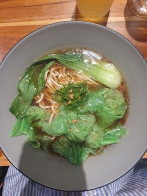 Vege Wonton at Papa Lee's Taiwan Noodle & Dumplings in Kabupaten Badung