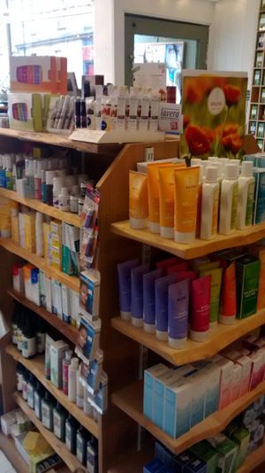 Veg body products at Good Food in Edinburgh