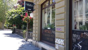Exterior at Okra in Bern