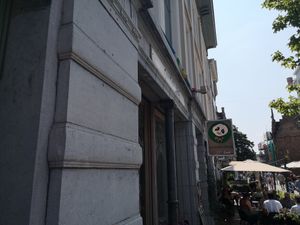 Outside at De Panda in Ghent