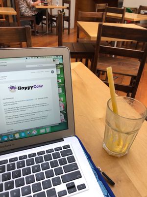 Smoothie was so good I finished it before I snapped the pic.. at Cafe Royale in Palmerston North