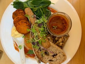 Vegan Big Breakfast  at Cafe Royale in Palmerston North