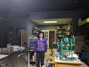 Super friendly owner!! at Homey Food & Cafe in Calgary